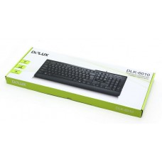Клавиатура проводная Delux DLK-6010UB, Black, USB